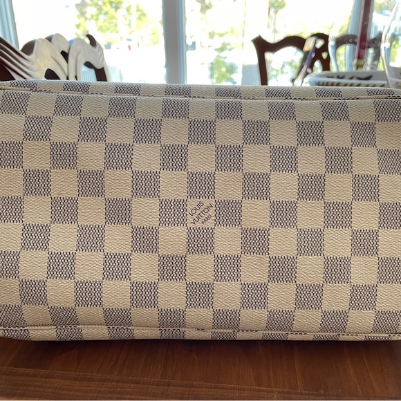 AUTHENTIC Louis Vuitton Neverfull MM Damier Azur - Picture 3 of 5